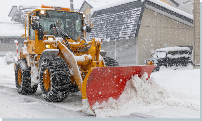 除雪・排雪作業のイメージ